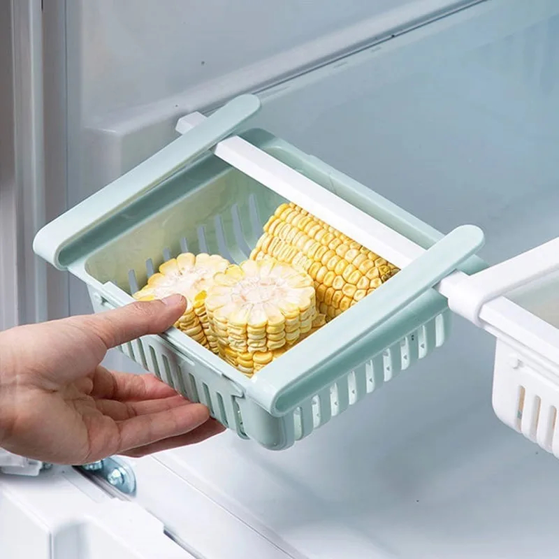 Refrigerator Egg Fruit Storage Box Drawer Baskets Fridge Organizer Shelf-0923